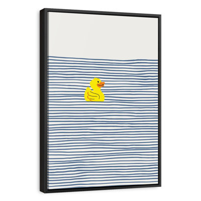 Canard en caoutchouc jaune