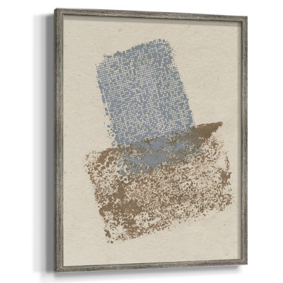 Impression encadrée embellie Scrim II - bois massif