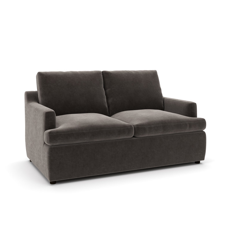 Causeuse rembourrée Essex, Chenille performance espresso Andrew