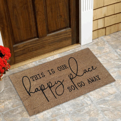 Tapis d'entrée antidérapant 30 po x 18 po
