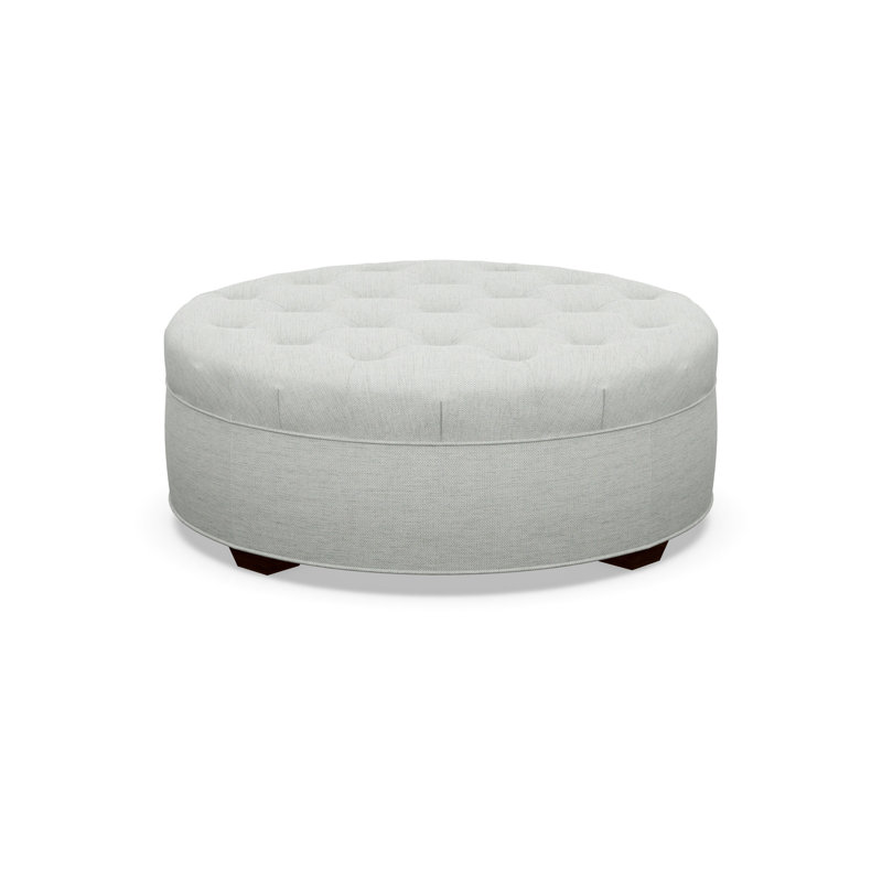 Round Ottoman, 9637-49, Walnut