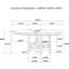 La table de salle à manger à finition châtaignier, structure polyvalente, peut accueillir 4 personnes dans la table avec capacité, mélange moderne classique élégant, configuration