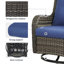 Ensemble de patio extérieur en osier avec coussins 5 pièces-120645419-120645420