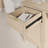 54W Fluted Office Desk With Storage And 5 Shelf Bookcase With Doors, Home Office Furniture-156720775