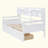 Daybed, Wood Slat Support, With Bedside Shelves And Two Drawers-640682258-640682259