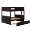 Lit superposé double au-dessus de double avec lit gigogne simple pour chambre à coucher Khaleesa-101957700