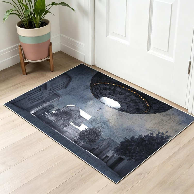 Tapis d'intérieur lavable Clear Film, Rectangle 32 po x 47 po