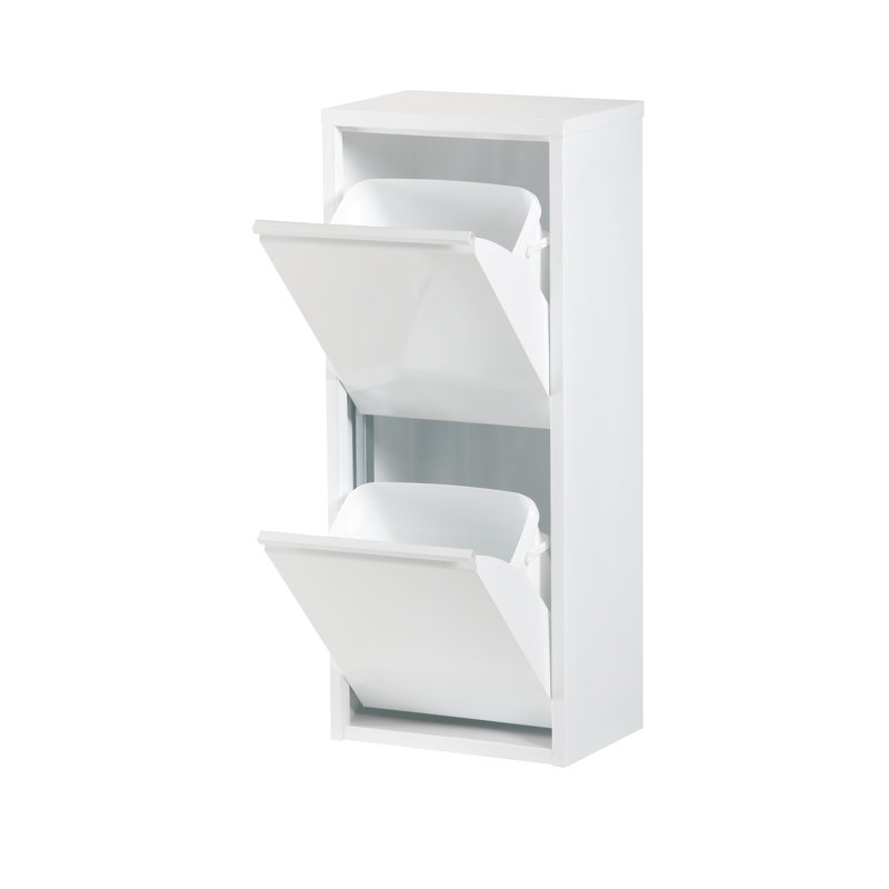 13 L Abfalleimer Dywayne, White