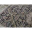 Tapis noir et gris de haute qualité noué à la main