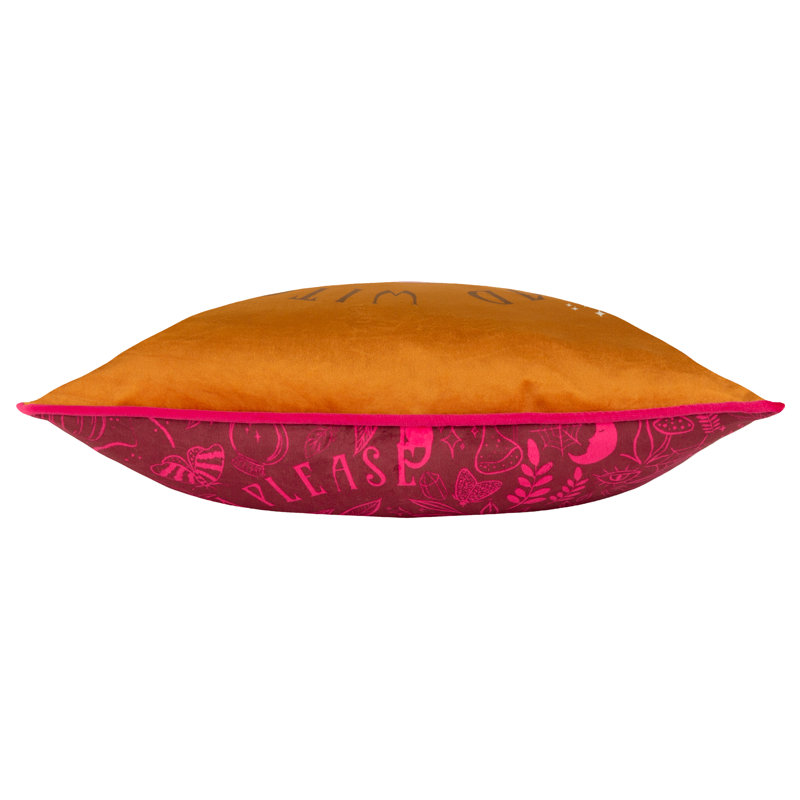 Abstract Pumpkin Square Throw Cushion