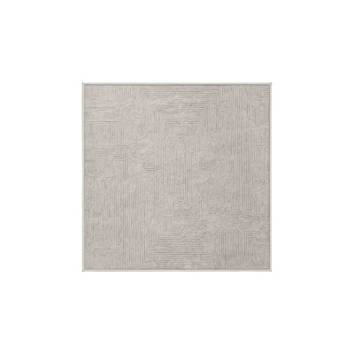 Tapis beige lavable à la machine