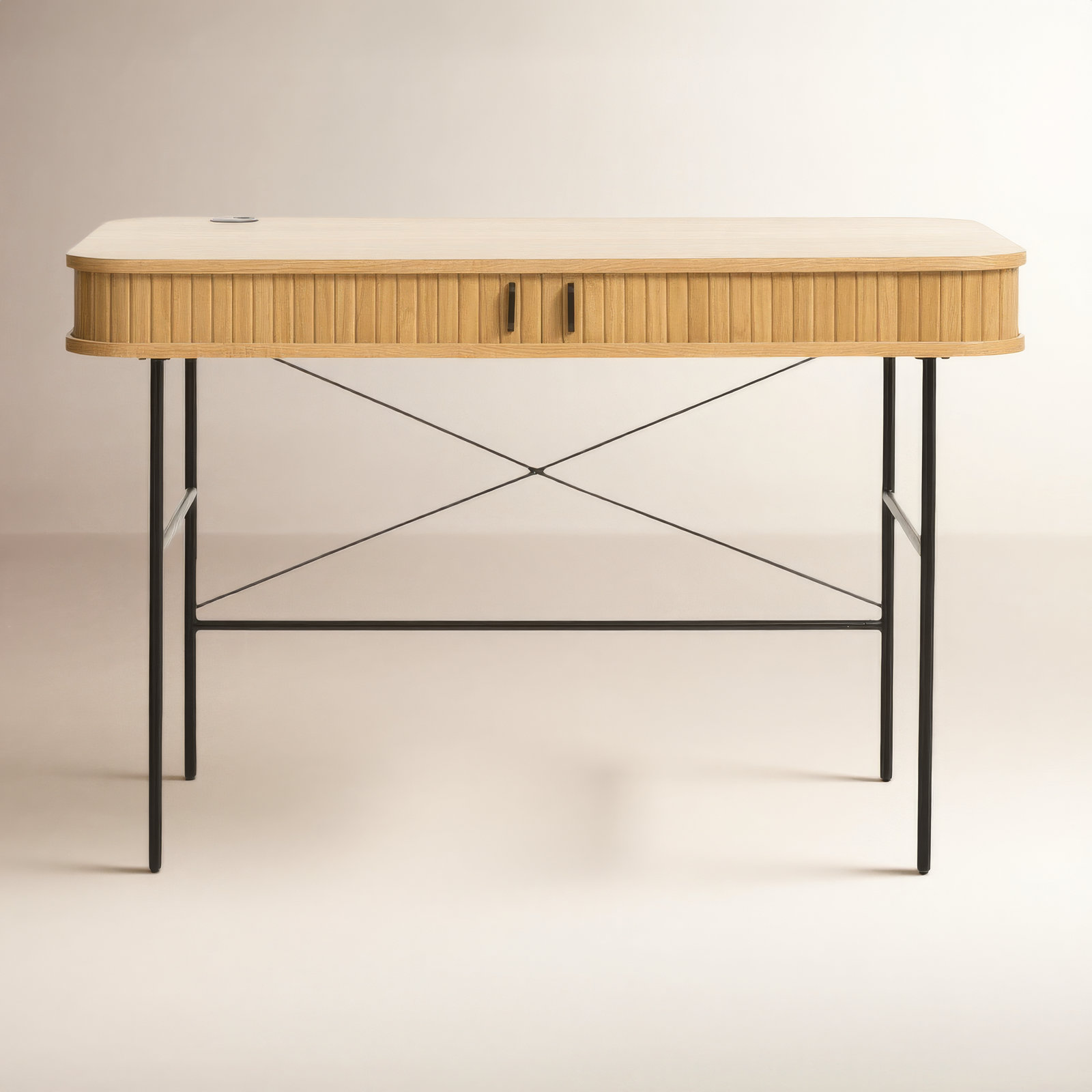 Iris Writing Desk, Natural Oak