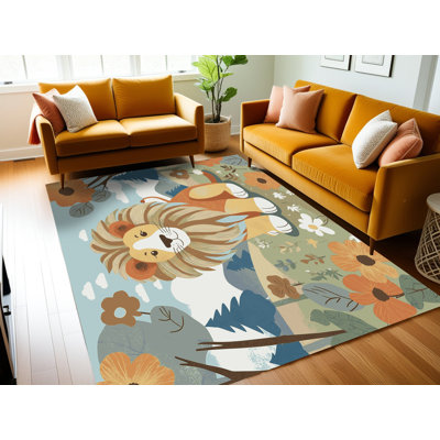 Tapis lavable Indigo
