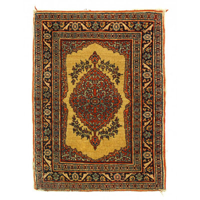 Rust Antique Tabriz 2'X 2'8"