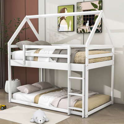 Lit superposé simple avec échelle pour enfant Phenix