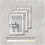 Wall Mounted LED Bathroom Mirror Cabinet With Anti-Fog, Dimmable,3000K~6000K Lights