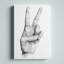 «Hand Signs II», peinture sur toile-950861728