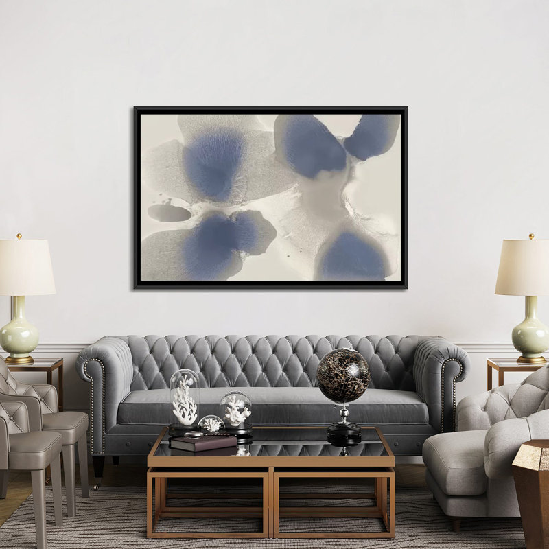 Intuitive par Hannah Carlson - reproduction d'art sur toile tendue, H 18 po x l 26 po x P 1,5 po, Pas de tapis