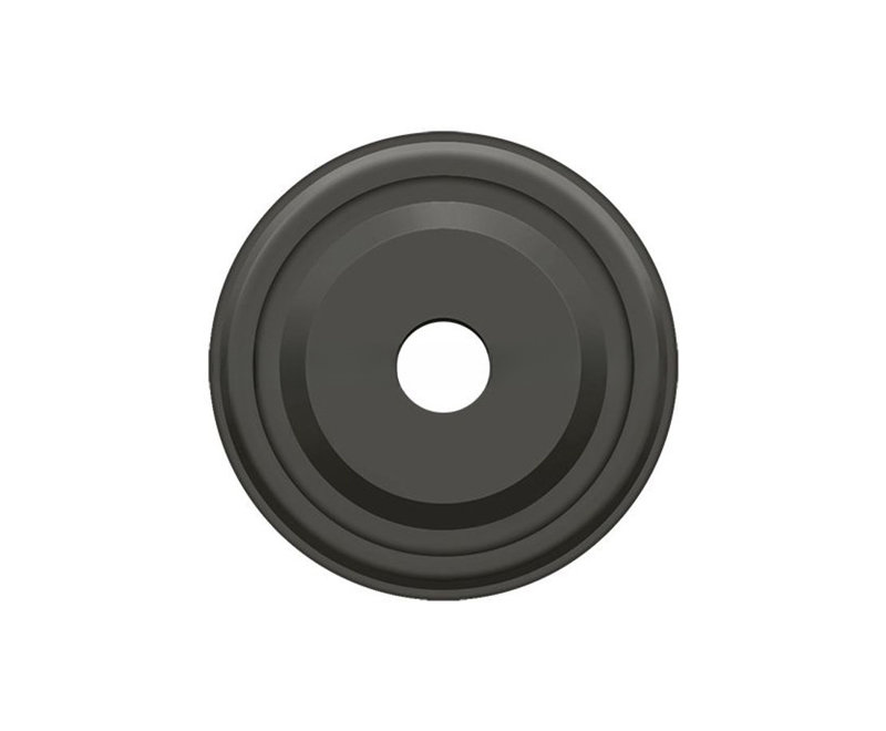 Deltana BPRC100U3 Base Plate for Knobs; 1" Diameter; Bright Brass Finish, Oil Rubbed Bronze