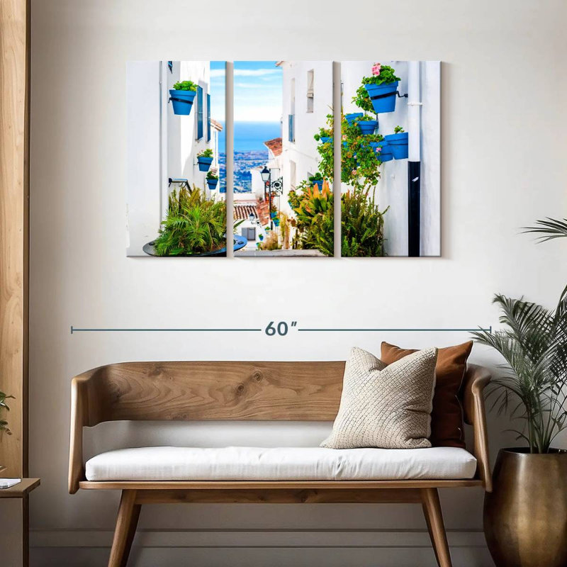 Sireci Picturesque Mijas Street, 28" H x 45" W