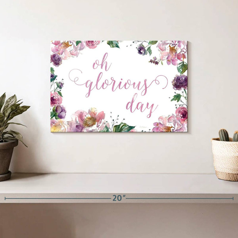 Tergel Oh Glorious Day, 8" H x 12" W