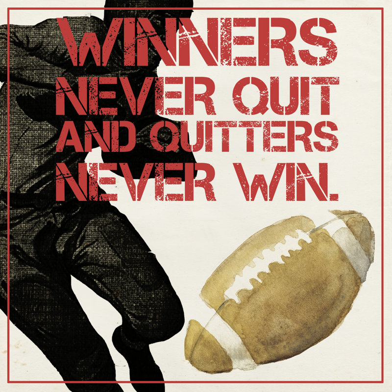 Sports Epigram II by Grace Popp - Wrapped Canvas Print, 51cm H x 51cm W