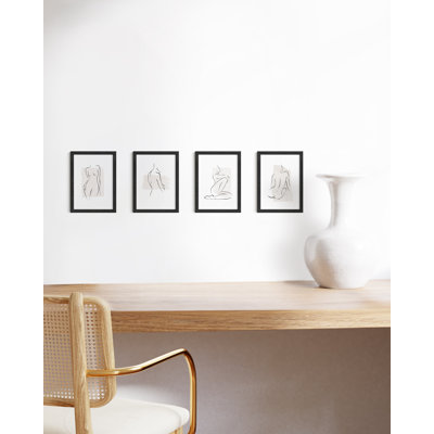 Wood Picture Frame - Set of 4
