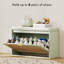 8 Pair Shoe Storage Bench