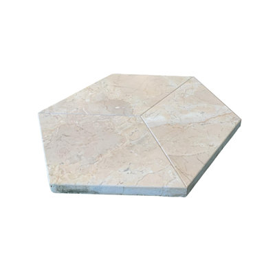Polished marble tiles, natural stone