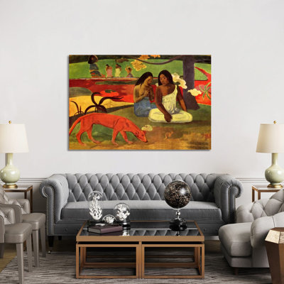 Arearea, 1892 by Paul Gauguin - Wrapped Canvas Painting