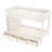 Twin/Twin XL Over Twin/Full Solid Wood Bunk Bed With Built-In Wardrobe And 4 Drawers-1904087835