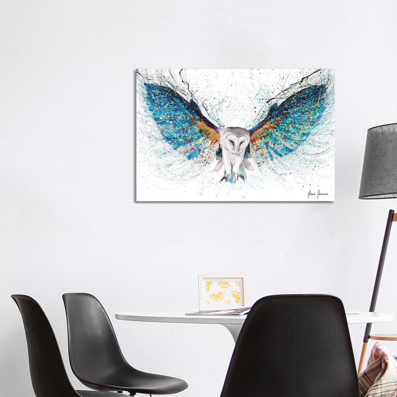 Opulent Night Owl by Ashvin Harrison - Wrapped Canvas Print, 101.6 cm H x 66.04 cm W x 1.91 cm D, Wrapped Canvas