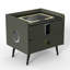 Table de chevet haute 20 po avec serrure à combinaison et lecteur Bluetooth-101202502