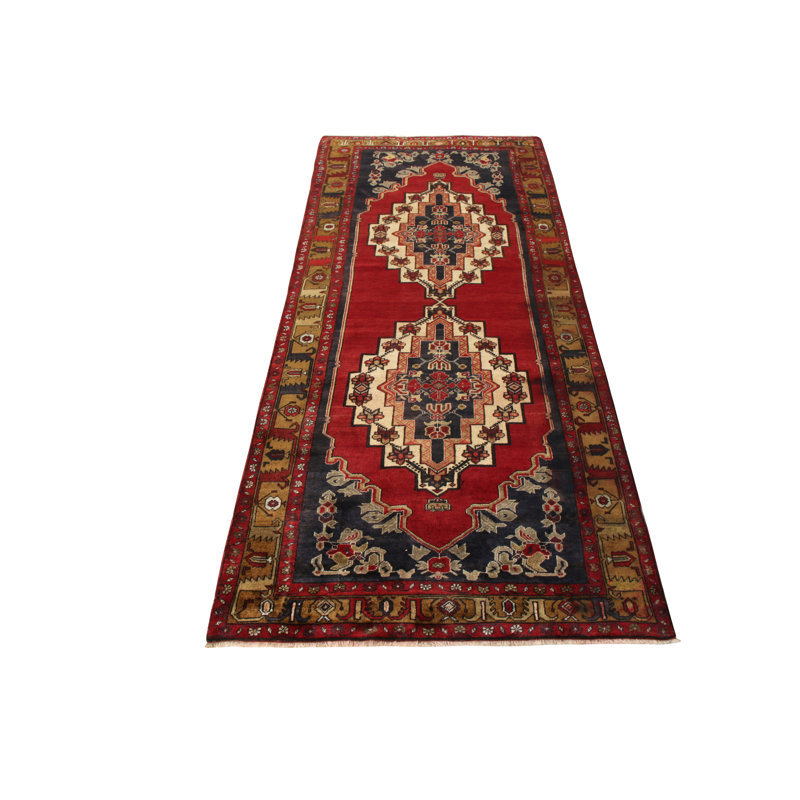 One-of-a-Kind 4'9" X 11'8" Hand Knotted Area Rug