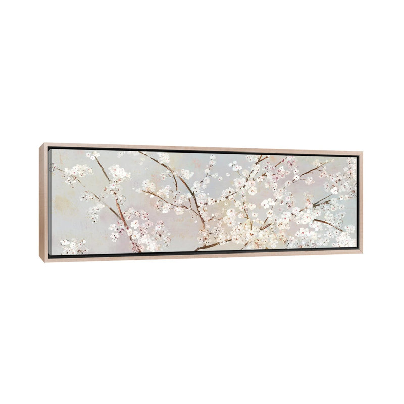 Bloomingdale 1 Piece Wall Art on Canvas, 60.96cm H x 182.88cm W x 3.81cm D, Oak Floater Framed