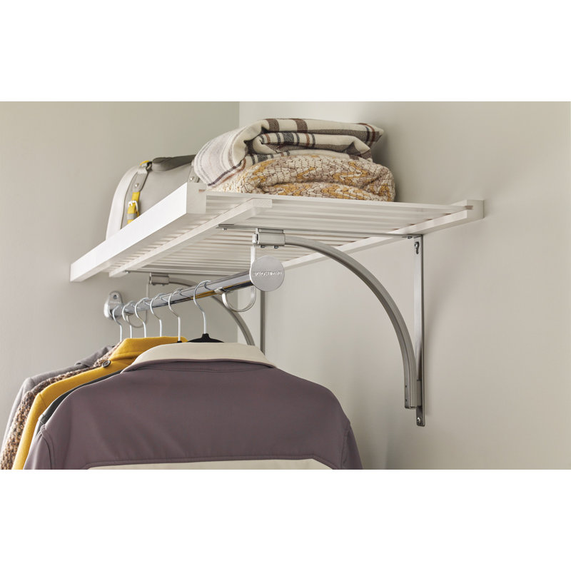 Universal Shelf Bracket, 2 Pack, Gray