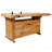 Heavy-Duty Butcher Block Workbench with Cabinet Storage