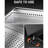Smokeless 25 Inch Portable Fire Pit, Stainless Steel Outdoor Fireplace With Ash Pan, Black For Backyard Patio Camping-1913805390