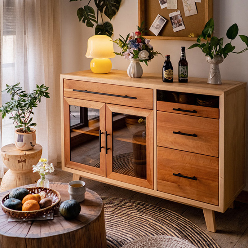 Buffet de style européen rétro minimaliste