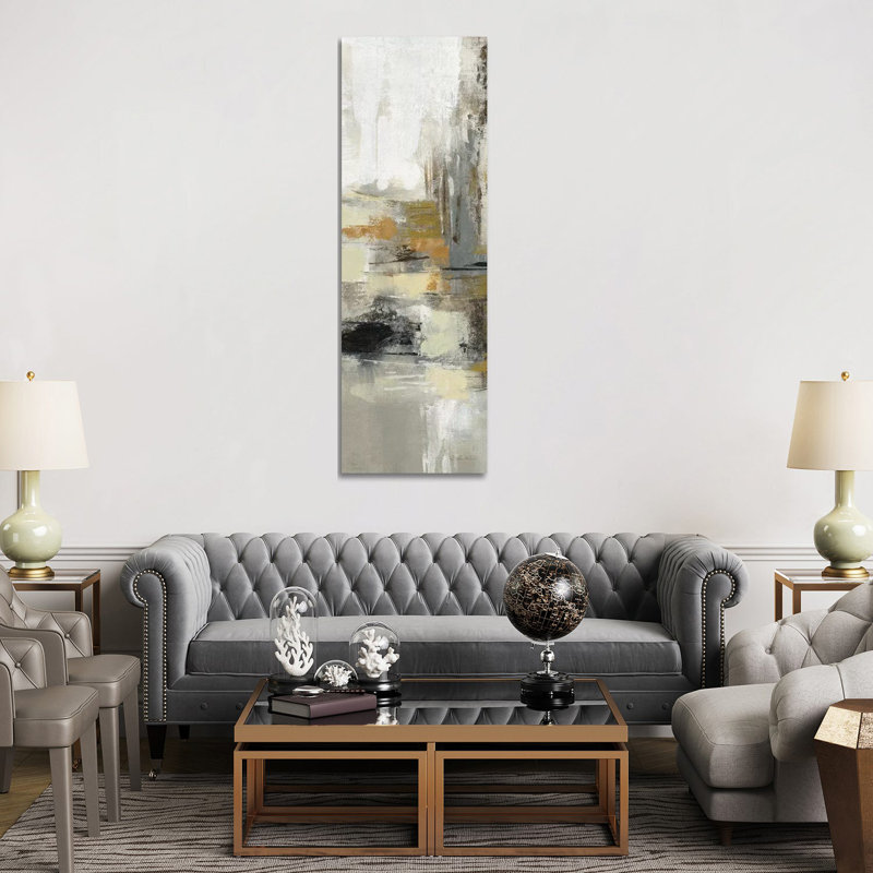 Lava And Steam II by Silvia Vassileva - Print on Canvas, Wrapped Canvas, 182.88 cm H x 60.96 cm W