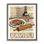 Art rétro sur toile encadrée, "Ravioli Recipe" par Nancy Overton