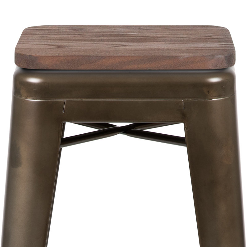 Tabouret Seitz, Tabouret de bar (siège d'une hauteur de 30 po), gris