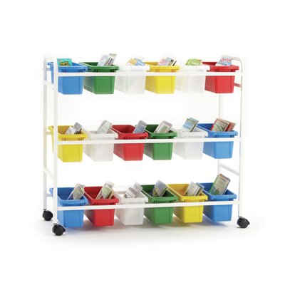 Leveled Reading Book Browser Cubby with Casters -  Copernicus, BB005-18