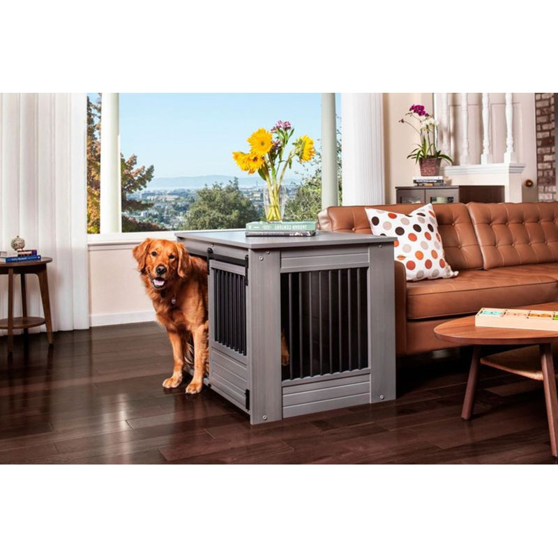 Table de bout Tucker Murphy, Grand (H 27,48 po x l 27,01 po x P 37,64 po) , Gris