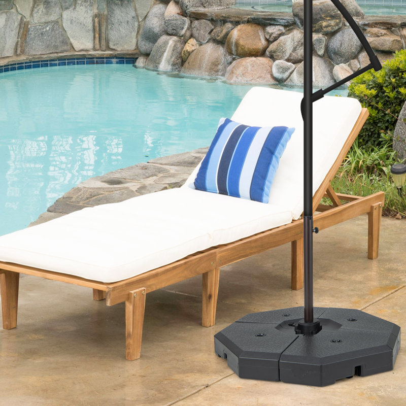 Base de parasol sur pied en plastique Adamson