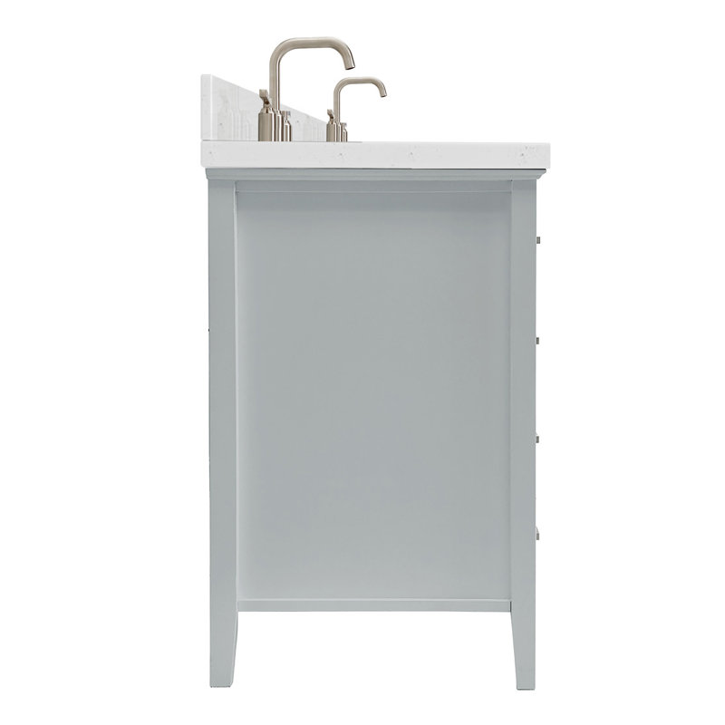 Blazier 72.25'' W Double Vanity, 72", Gray