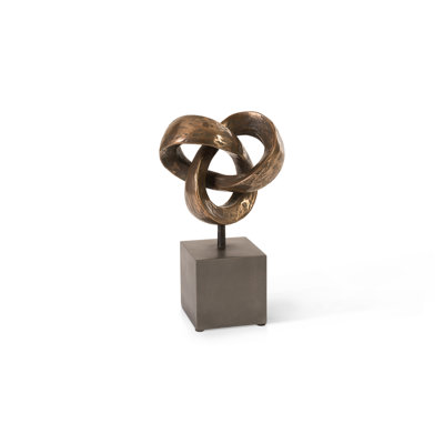 Sculpture de table trifeuille