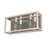 Brushed Nickel/Bleached Wood
