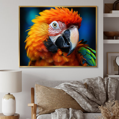 " Yellow Red Parrot Colourful Parrot "