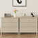 Grande commode 3 tiroirs Amberrae, ensemble de 2
